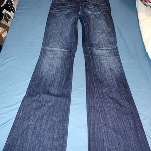 Gap Classic Blue Women's Low Rise Waist Tall Girl Friendly Jeans 27/4r